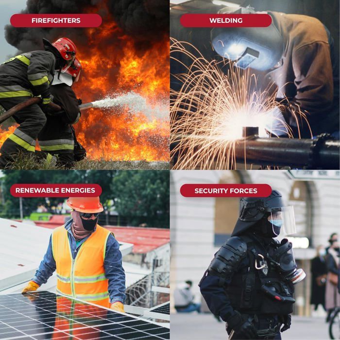 Cagoule Ignifuge TEXFIRE Modèle Antistatique Protection Tête et Cou