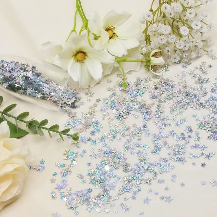 Confettis de table pour 60e anniire, 30 g, confettis de table noirs