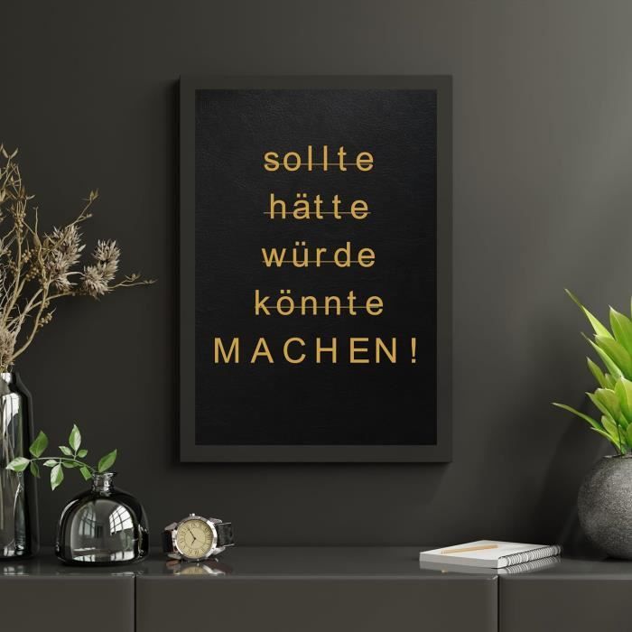 MJ-Graphics - Poster de motivation de Marc Aurel - Image avec citation stoïque - Tableau mural DIN A4 dans galerie - Papier poster épais - FineArt - Impression d'art sans cadre photo