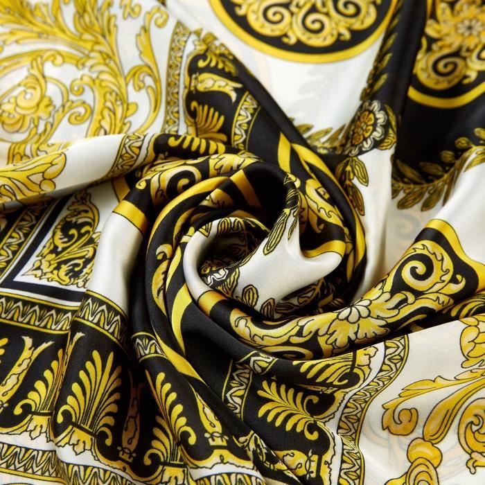 Versace 19.69 - Foulard touché soie VERSUS PRINT - Blanc cassé - Adulte  Femme Blanc cassé - Cdiscount Prêt-à-Porter