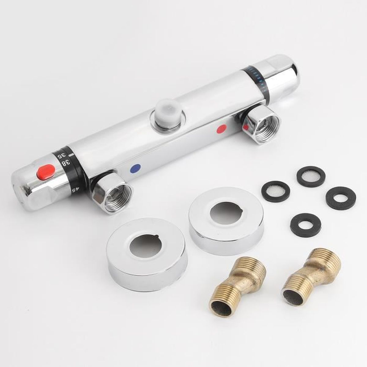Vanne de M/élanger Cartouche Thermostatique Valve de douche Kit de Cartouche de Rechange Contr/ôle Temperature T/ête de Douche pour Salle de Bain Baignoire
