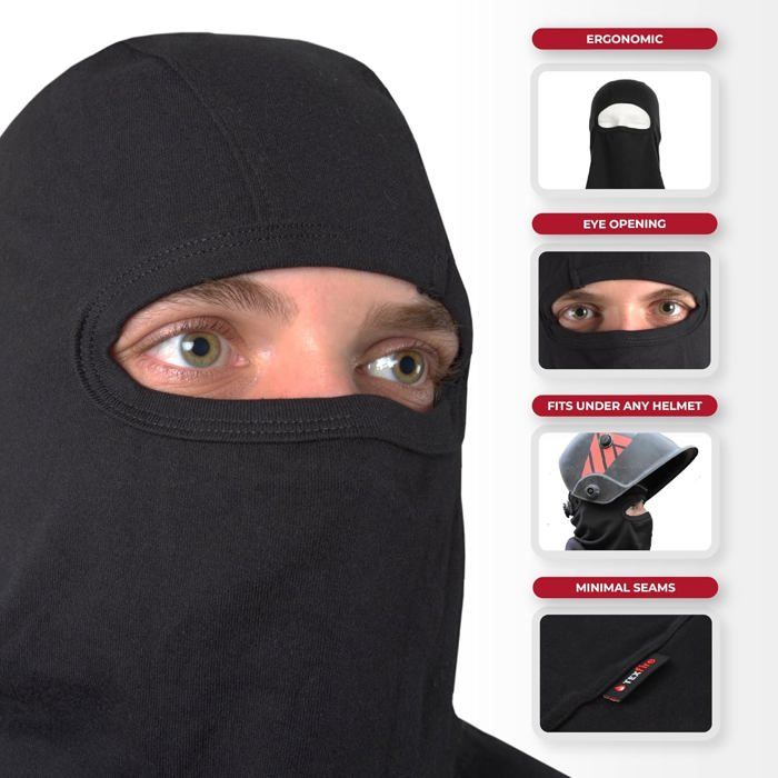 Cagoule Ignifuge TEXFIRE Modèle Antistatique Protection Tête et Cou