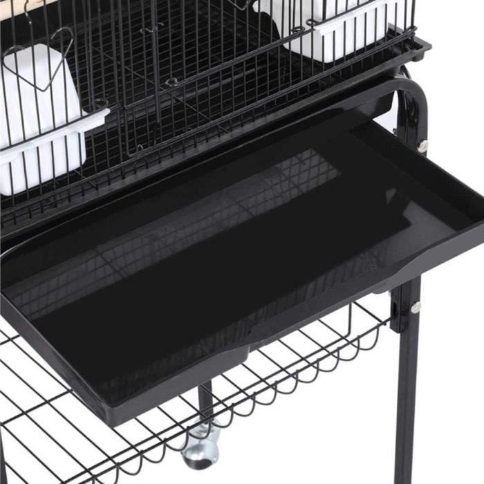 Sinbana 4pcs Nettoyeur De Cage à Oiseaux Avec Manche Long, Acier