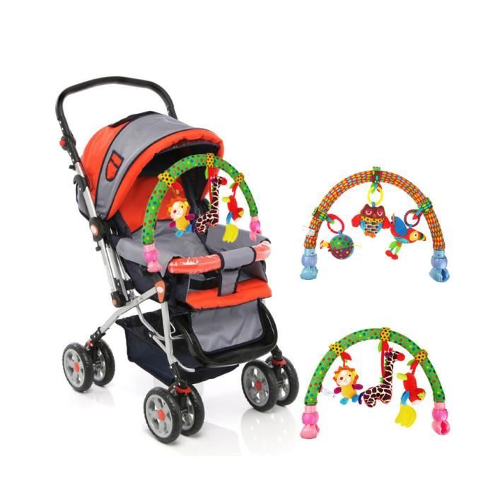 Dosulou Arche D'activités Articulée pour Bébé, Voyage pour Poussette,  Jouets pour bébés et Tout-Petits, Arco juegos educativo Con sonajero,  Accessoire Berceau et Poussette : : Jeux et Jouets