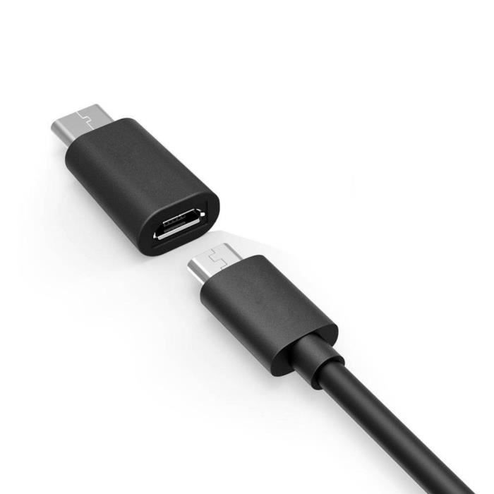 CABLING® Adaptateur USB C vers Micro USB femelle Connecteur USB 2.0 Type-C  pour Apple Le nouveau MacBook , Google … - Cdiscount Informatique