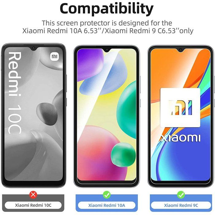 Coque Silicone + 2 Verres Trempés Pour Xiaomi Redmi 10A - Rose - Pack Little Boutik