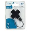 MCL SAMAR Mini hub 4 ports USB 2.0 - Noir-4