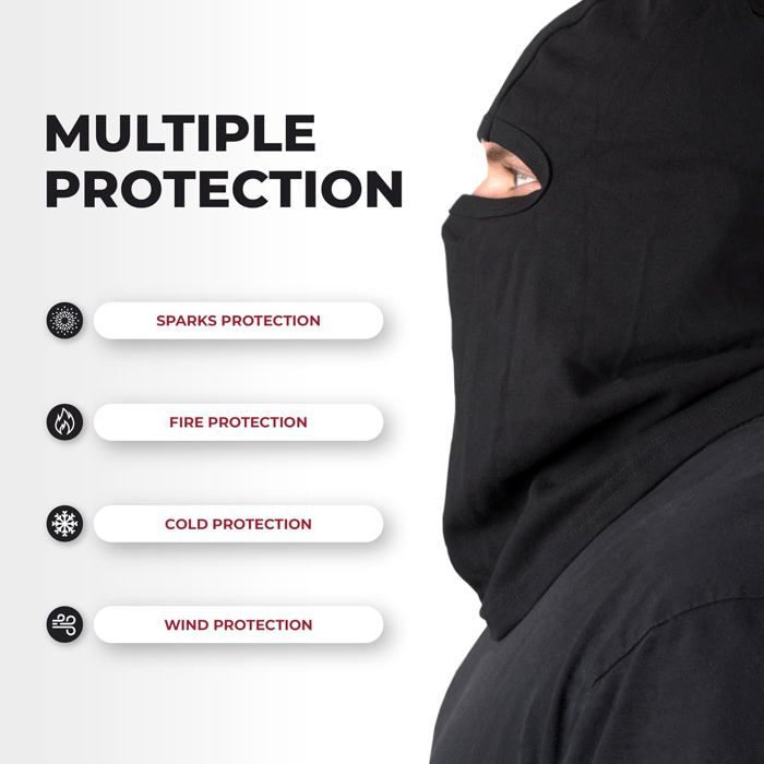 Cagoule Ignifuge TEXFIRE Modèle Antistatique Protection Tête et Cou