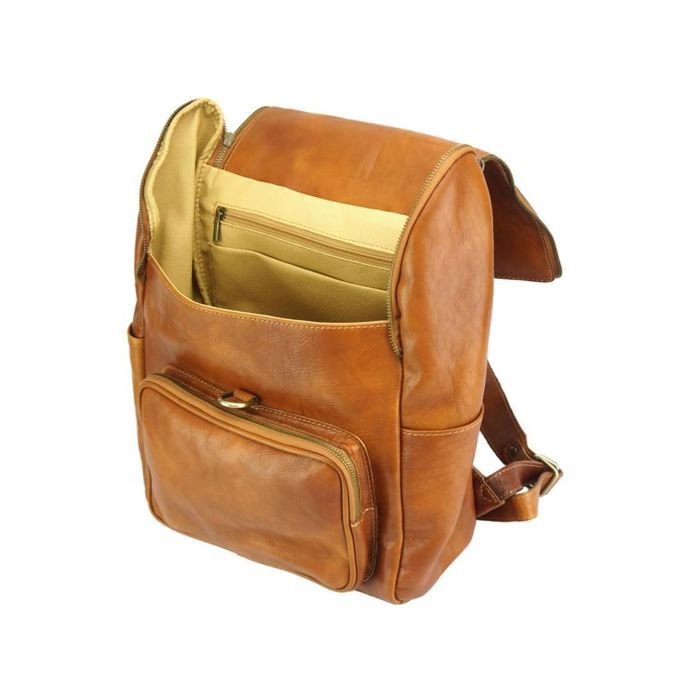 Tony Paul Sac à dos CONNOR Cuir marron clair Homme Cuir