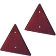 2 triangles réfléchissants pour remorque (catadioptre) vendu par lot de 2 pieces-0