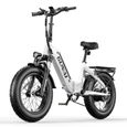 Vélo Électrique Pliable de Ville GUNAI GN20 - Blanc - 20" Fatbike - Batterie Samsung 48V 15Ah-0