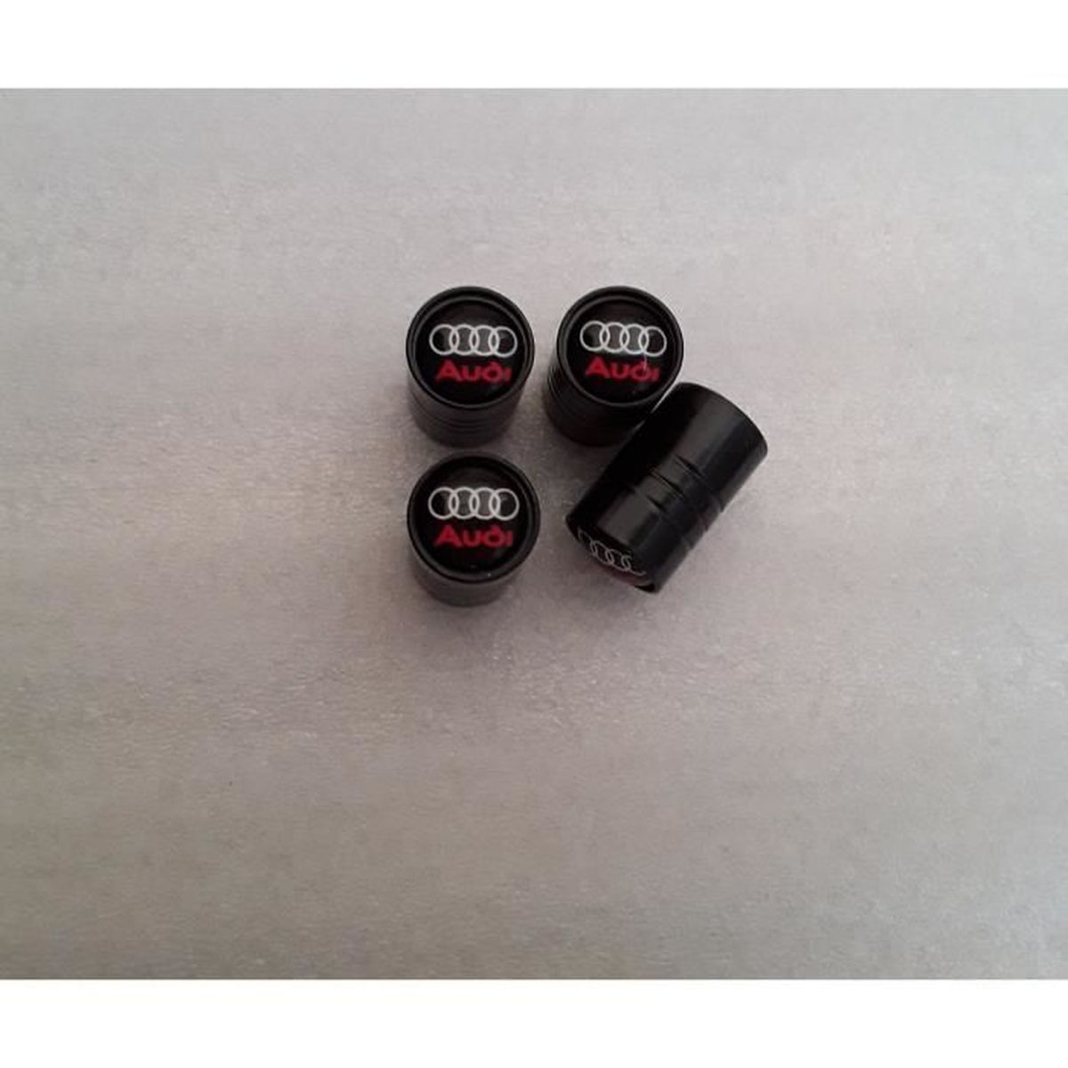 97  S Line Lot de 4 Lo Noir Audi S Line Lot de 4 capuchons de valve Logo Emblème Bouchons de Valve Tuning S Line Audi S Line Generic ycade150708 