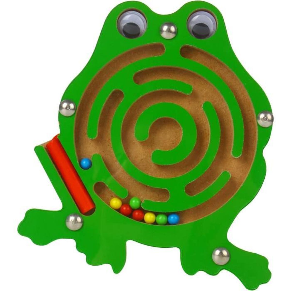Jeu Puzzle Labyrinthe Vaisseau Spatial Pour Enfants 4-8 Ans - Avec 2 Boules En Acier, Défis Amusants