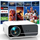 ZOOMCAT 【Netflix intégré】Vidéoprojecteur 4K Supporté Auto Focus Keystone-25000 Lumens-WiFi6 Bluetooth 1080P Full HD Projecteur