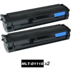 WOUNGZHA 2 Pack Compatible Samsung MLT-D111S Noir Laser Cartouche de toner Pour Samsung Xpress SL-M2020W /SL-M2022W / SL-M2070W imprimeur