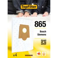 Lot de 4 sacs aspirateur pour Bosch TopFilter Premium ref. 64865