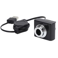 Cuque mini caméra HD Caméra USB 2.0 à pince pour webcam avec câble rétractable Équipement d'imagerie à résolution 640 x 480