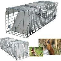 Cage piege capture animaux 61x19x21 cm mailles : 25 x 25 mm, Piège de capture DAYPLUS
