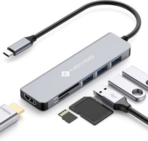 Lecteur Carte SD Double Slot USB 3.0 Et USB-C - Compatible Micro SD, SDHC, SDXC Jusqu'à 2 To - Pour PC, Mac, IPhone 15, Android