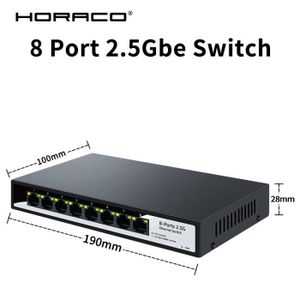 SWITCH - HUB ETHERNET  ZX-SGT108J--HORACO 2.5G Ethernet Switch 2.5 GBASE-