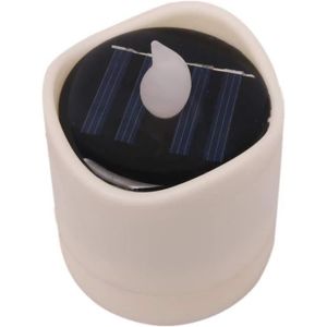 APPLIQUE EXTÉRIEURE APPLIQUE EXTERIEURE - Bougies Solaires Led - Blanc Chaud - Solaire - Plastique - Résine - LED intégrée