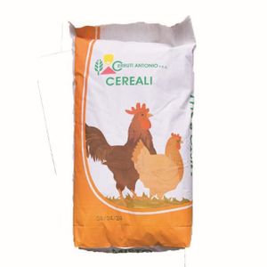BOITES - PATÉES Aliment mixte pour poulets, SANS OGM, aliment céréalier pour poules, poules, dindes, oies et volailles. 25 kg