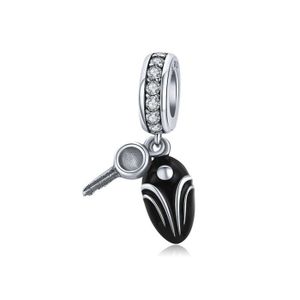 Mijn bedels Charm Pendentif en Argent Horloge Le Temps du Bonheur