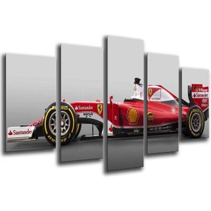 Affiche Formule 1 F1 Vettel Leclerc Alonso Hamilton Ferrari 100Th GP Racing  Toile Peintures Mur Art Décor Salon 50x70 cm (19, 526 - Cdiscount Maison