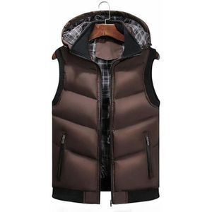 WIEAYUMEI Gilet Homme Sans Manches Doudoune Matelassée Chaud Avec Poches Zippées