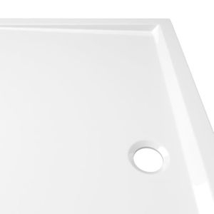 RECEVEUR DE DOUCHE YIN(148910)Receveur de douche rectangulaire ABS Blanc 80x120 cm