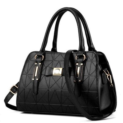 Sac à Main Femme Ann Taylor - Cuir Noir - Taille Moyenne - Excellent état Occasion