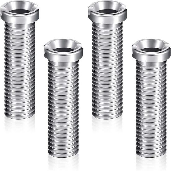 Lot De 5 Bouchons à Vis En Plastique Pour Toboggan – Résistants Aux Intempéries – Installation Sans Outils – Sécurité Enfants – Gris 2,8 Cm