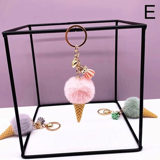 Porte-clés élégant Avec Pendentif Raisin En Cristal - Lanière Anti-perte Pour Sac à Dos, Téléphone Ou Clés
