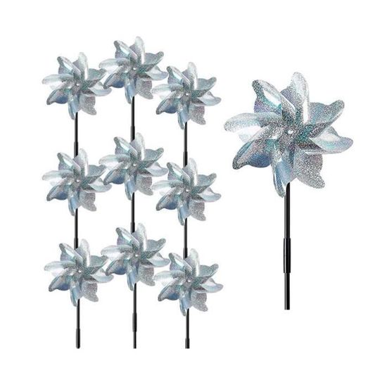 Runup Lot De 5 Moulins à Vent Multicolores Pour Balcon