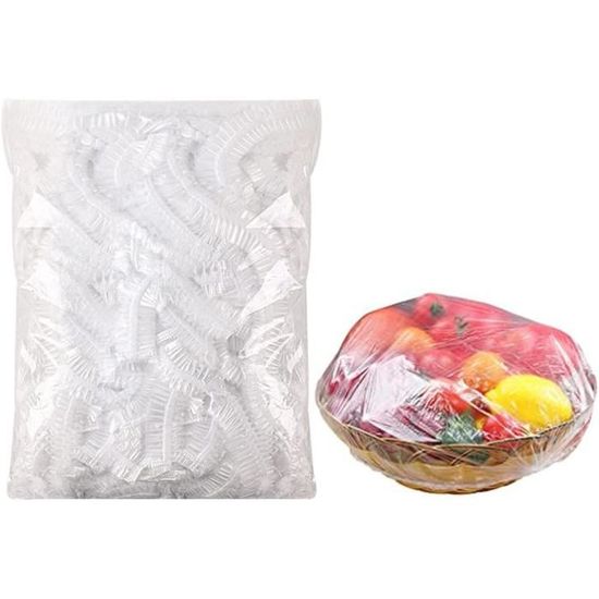 300 Pièces Charlotte Alimentaire Reutilisable, Film Alimentaire