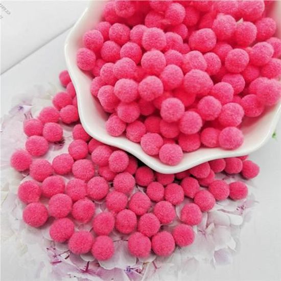 Pompons 8-10-15-20-25-30mm Pompons doux colorés en peluche,bricolage ...