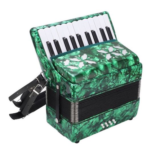Accordéon Diatonique 22 Touches 8 Basses - Débutants Et Pros - Bleu Foncé - Avec Sac De Transport - 2