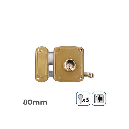 Amig - Serrure à Mortaise | Entrée 60/68 Mm | Serrure Pour Portes En