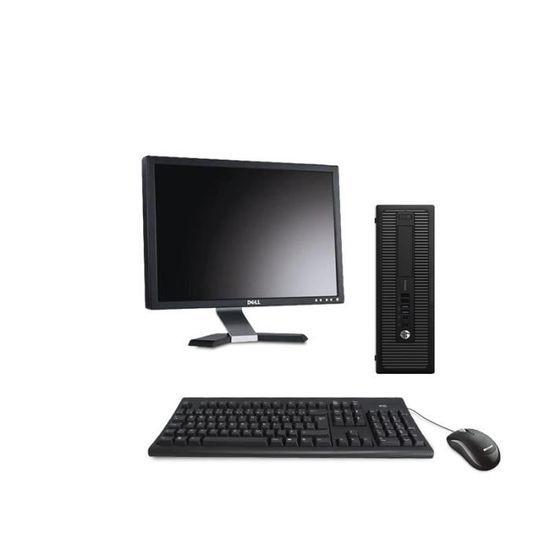 Pack HP ProDesk 600 G1 SFF - 8Go - 500Go HDD + Écran 20"