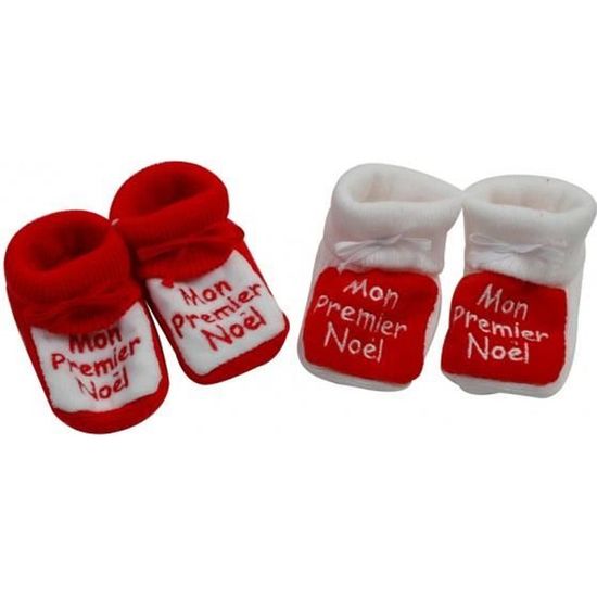 chausson bebe noel