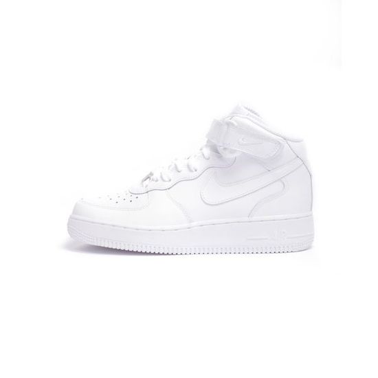 baskets nike air force 1 mid gs blanc baskets nike air force 1 mid gs blanc