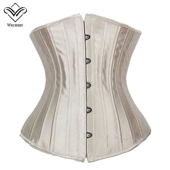 Corset Blanc Sous-poitrine Taille M, Jamais Porté, Polyester - Femme