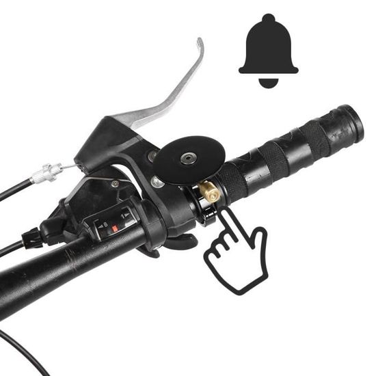 YOUYIKE Sonnette Vélo Enfant RVB Lumineuse – Clochette Forte & Claire Avec LED, Sécurité & Décoration Pour Vélo Fille Garçon