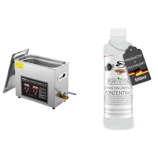 Luernas Nettoyeur À Ultrasons 6L En Acier Inoxydable Bac Ultrasons — free download