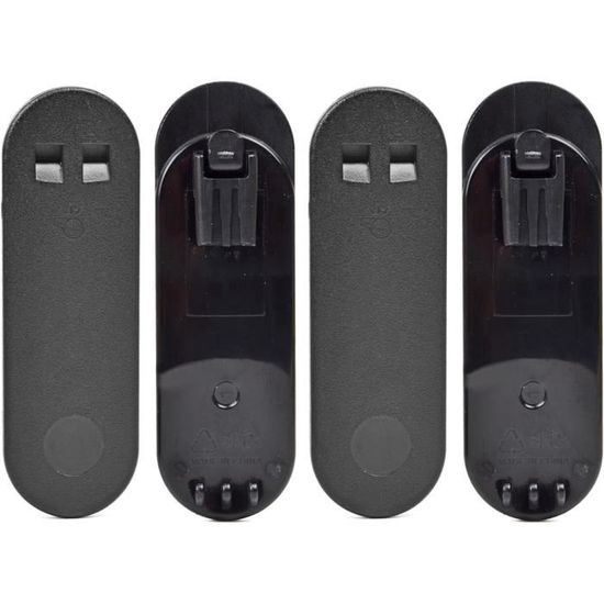 The Lord Of The Tools 5er Pack Gürtelclips Für Motorola Walkie-Talkies T40, T42, T80, XT180 Serie | Schwarzer ABS-Kunststoff