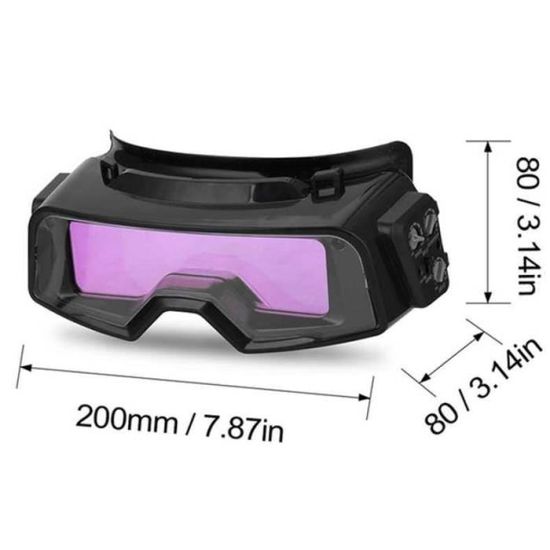 Masque Pliable WELDAS Pour Lunettes De Soudage 110x50 Mm – Protection Léger En Kevlar 3 Plis