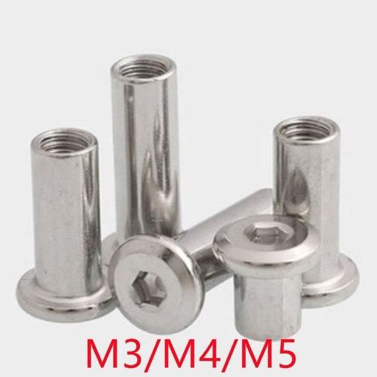 Vis à Bille Sans Tête M4x8mm - Acier Inox 304 - Lot De 10 Pièces (Uxcell)