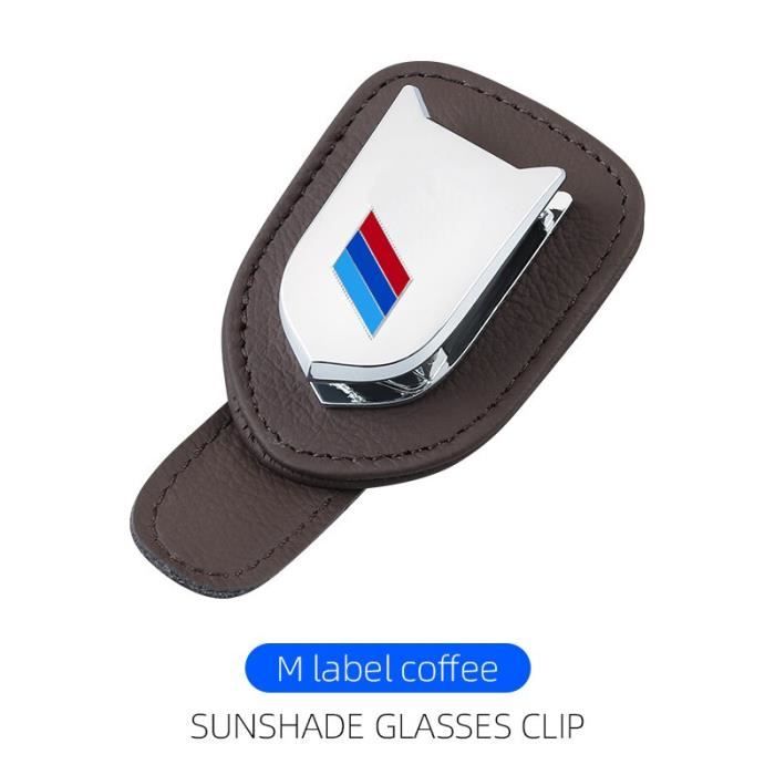 Lot De 3 Clips Magnétiques Pour Chapeau - Cuir Noir/Blanc/Marron - Rangement Suspendu
