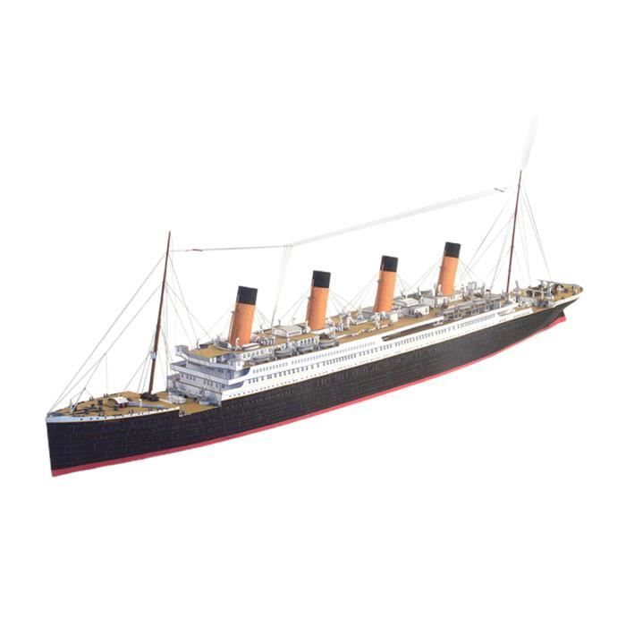 1/400 Titanic Ship bricolage assembler papier modèle Kit jeu bureau décor ornements