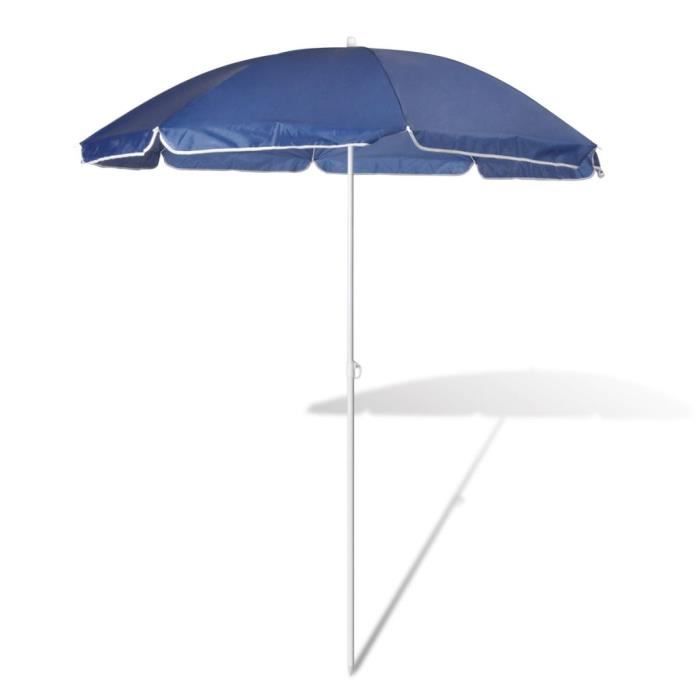 180cm Parasol de plage bleu RAI